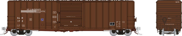 Rapido 198006A-177 - PC&F 5241cuft Boxcar St. Lawrence and Atlantic (SLR) 177 - HO Scale