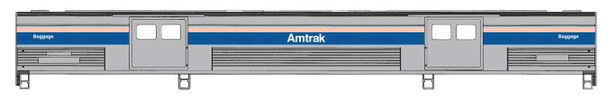 Walthers Proto 920-13084 - 73' Budd Baggage Car Amtrak (AMTK) Phase IV Decal - HO Scale