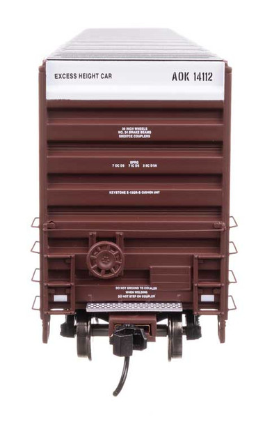 Walthers Proto 920-101710 - 50' Gunderson Hi-Cube Paper Service Boxcar Arkansas-Oklahoma Railroad (AOK) 14114 - HO Scale
