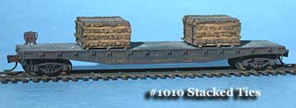Fine N-Scale Products FNL-1010 - Stacked Railroad Ties (9 PER PKG)  - N Scale