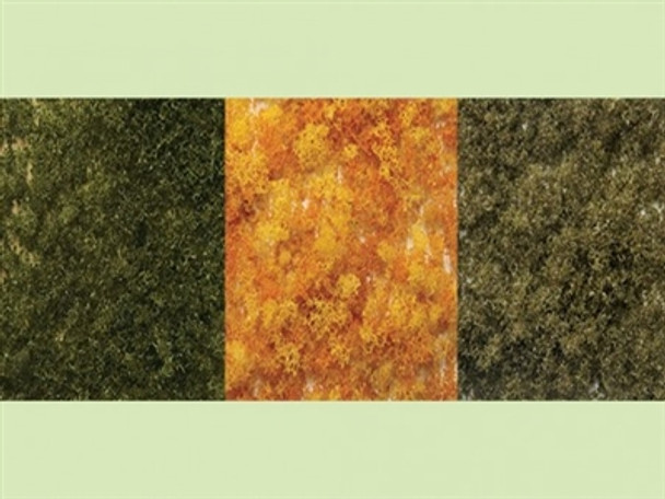 JTT 95273 - Structure Turf:Fall Mix, Moss, Burnt - Multi Scale