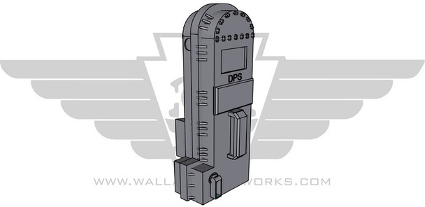 Wallace Locomotive Works SCAL-009SA - Scal-EOT Style2 Undecorated. S/A  - HO Scale