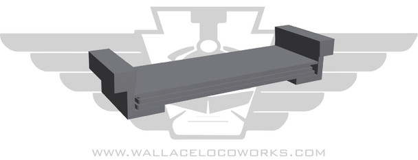 Wallace Locomotive Works WRCX-010 - Amtrak Cafe to Coach Conversion Plates  - HO Scale