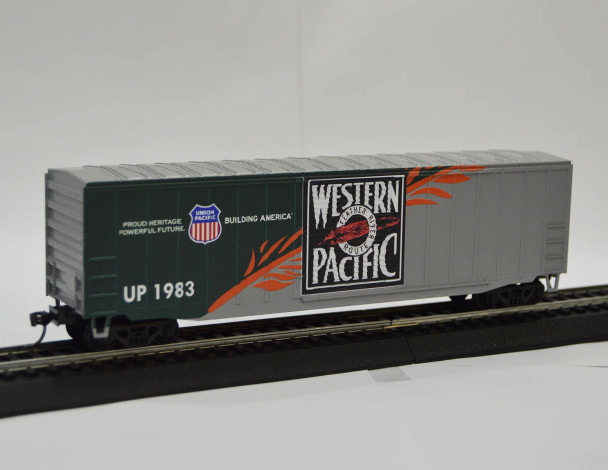 Value Trains USA HO10006 - ACF 50'6" Boxcar Western Pacific Heritage Scheme Union Pacific (UP) 1983 - HO Scale