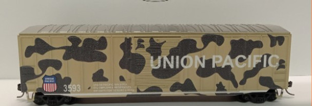 Value Trains USA HO10013 - ACF 50'6" Boxcar Operation Desert Storm Scheme Union Pacific (UP) 3593 - HO Scale