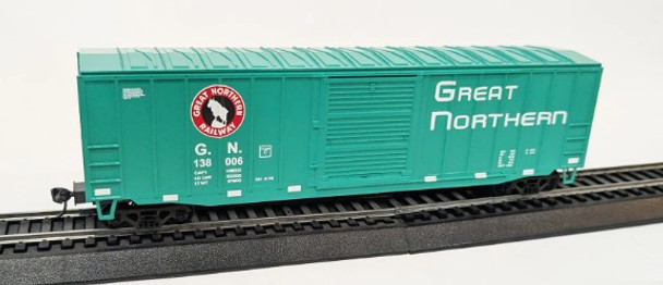 Value Trains USA HO10202-138006 - ACF 50'6" Boxcar Great Northern G.N. Jade Green Scheme Great Northern (GN) 138006 - HO Scale