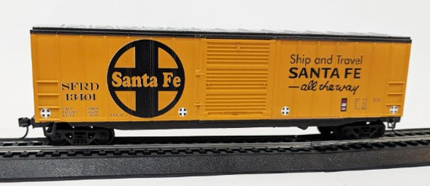 Value Trains USA HO10203-13443 - ACF 50'6" Boxcar Santa Fe "All The Way" Scheme Atchison, Topeka and Santa Fe (SFRD) 13443 - HO Scale