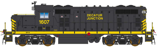 PRE-ORDER: InterMountain 49846-04 - EMD GP16 w/ DCC Non Sound Decatur Junction Railway (DT) (PREX) 1608 - HO Scale