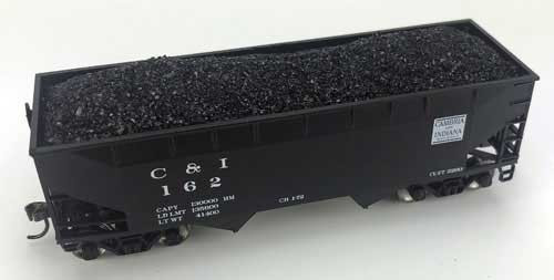 Bowser/English's Model Railroad 3-1540 - Coal Load 2-pack for Athearn 2 Bay Hopper  - HO Scale