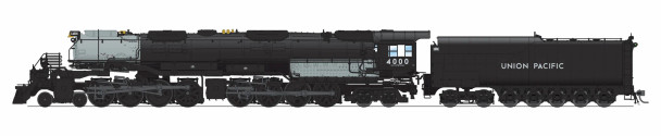 Broadway Limited 9504 - ALCo 4-8-8-4 "Big Boy" Paragon4 Sound/DC/DCC, Smoke Union Pacific (UP) #4004, 1941 Appearance w/ As-Delivered Aftercooler, 25-C-100 Coal Tender - HO Scale