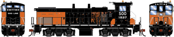 PRE-ORDER: Athearn Genesis 2512 - EMD MP15AC DC Silent Soo Line (SOO) 1537 'Bandit' - HO Scale