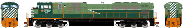 PRE-ORDER: Athearn Genesis 2555 - EMD SD90MAC-H PH I DC Silent British Columbia Railway (BCOL) 5012 - HO Scale