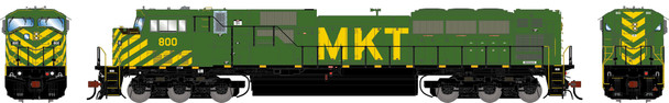 PRE-ORDER: Athearn Genesis 2558 - EMD SD90MAC-H PH I DC Silent Missouri-Kansas-Texas (MKT) 800 - HO Scale