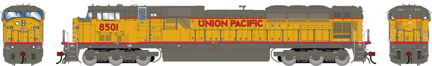 PRE-ORDER: Athearn Genesis 2566 - EMD SD90MAC-H PH I w/ DCC and Sound Union Pacific (UP) 8201 - HO Scale