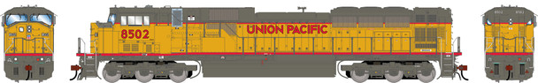 PRE-ORDER: Athearn Genesis 2567 - EMD SD90MAC-H PH I (DCC and Sound) Union Pacific (UP) 8502 - HO Scale