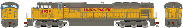 PRE-ORDER: Athearn Genesis 2576 - EMD SD90MAC-H PH I w/ DCC and Sound Union Pacific (UP) 8929 - HO Scale