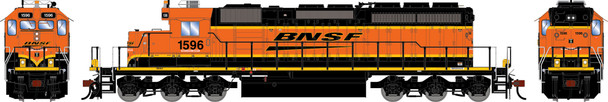 PRE-ORDER: Athearn 2958 - EMD SD40-2 DC Silent BNSF 1596 - HO Scale