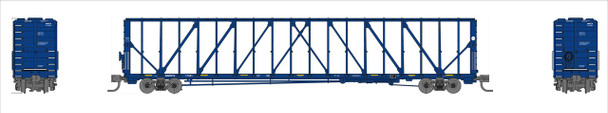 PRE-ORDER: Jackson Railcar N601027 - 73' Centerbeam Flatcar Midwest Railcar (MWCX) 17341 - N Scale