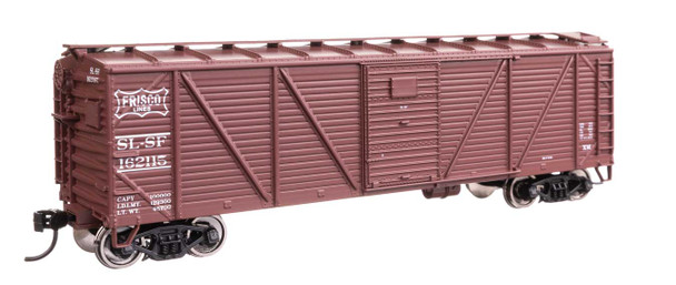 Walthers Mainline 910-40359 - 40' ARA Single Sheathed Boxcar with Dreadnaught Ends St Louis - San Francisco "Frisco" (SLSF) 162115 - HO Scale