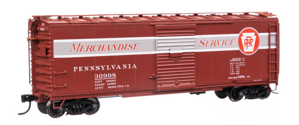 Walthers Proto 920-102321 - 40' X29B Boxcar Pennsylvania (PRR) 29938 Merchandise Service With Stiffeners - HO Scale