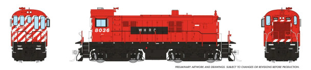 PRE-ORDER: Rapido 36124 - MLW RS-23 (DC Silent) Windsor & Hantsport 8036 - HO Scale