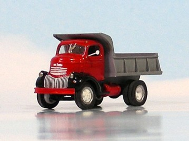 Sylvan Scale Models V-115 - 1941-47 Chevy COE with Dump Body  - HO Scale Kit