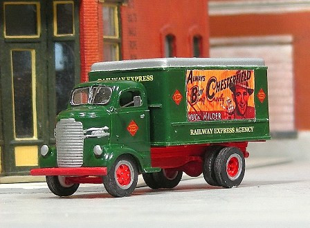 Sylvan Scale Models V-386 -  1940-47 Dodge COE  REA Delivery Truck     - HO Scale Kit