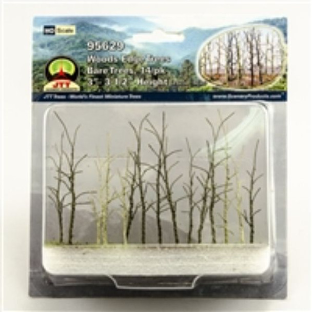 JTT 595629 - Woodsedge: Bare 14/pk - 3" - 3.5"    - HO Scale