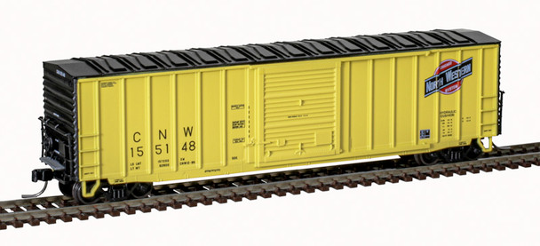 Atlas Master 50006356 - 50' Precision Design Box Car Chicago & Northwestern (CNW) 155148 - N Scale