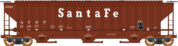 InterMountain 65311-15 - PS 4750 Cu Ft 3-Bay Hopper Atchison, Topeka and Santa Fe (ATSF) 312938 - N Scale