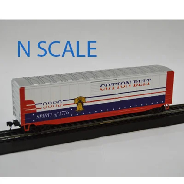 Value Trains USA N10058 - ACF 50'6" BOXCAR Cotton Belt (SSW) 9389 - N Scale