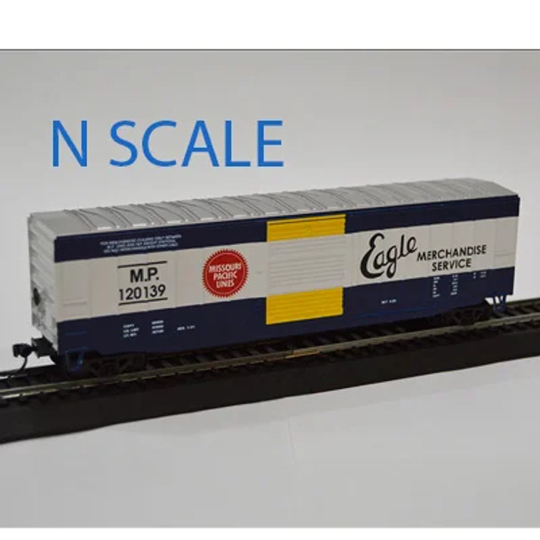 Value Trains USA N10064 - ACF 50'6" BOXCAR Missouri Pacific (MP) 120139 - N Scale