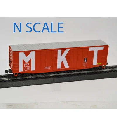 Value Trains USA N10079-5663 - ACF 50'6" BOXCAR Missouri-Kansas-Texas (MKT) 5663 - N Scale
