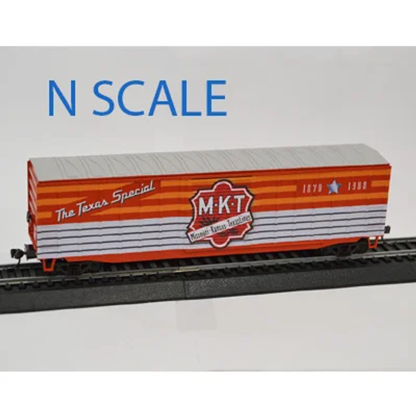 Value Trains USA N10080 - ACF 50'6" BOXCAR Missouri-Kansas-Texas (MKT)  - N Scale
