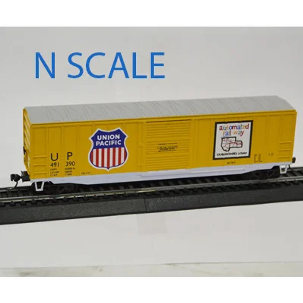 Value Trains USA N10083-491392 - ACF 50'6" BOXCAR Union Pacific (UP) 491392 - N Scale