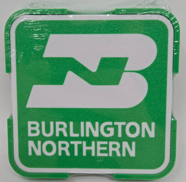 Paducah Custom Shops BURNSQ01 - Coaster 4-Pack (Square) Burlington Northern (BN)
