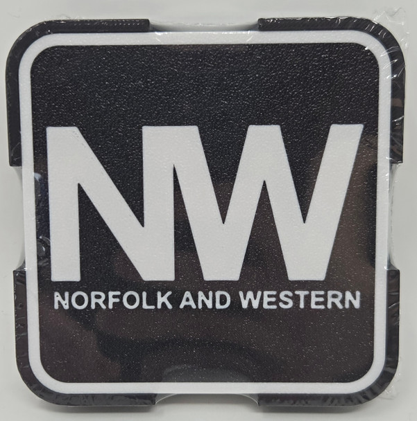 Paducah Custom Shops NORWSQ01 - Coaster 4-Pack (Square) Norfolk & Western (NW)
