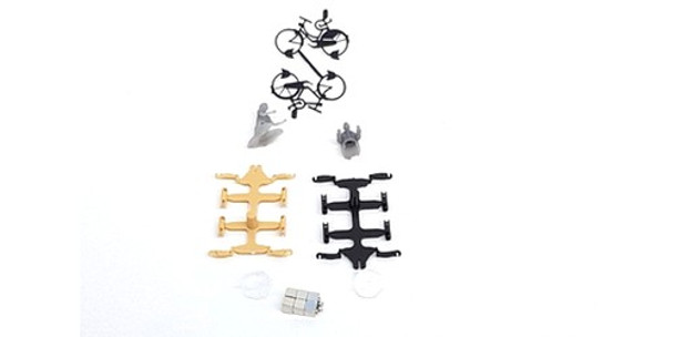Magnorail BF-2 - Expert Starter Kit + 2 Cyclists HO/OO - Multi Scale Kit