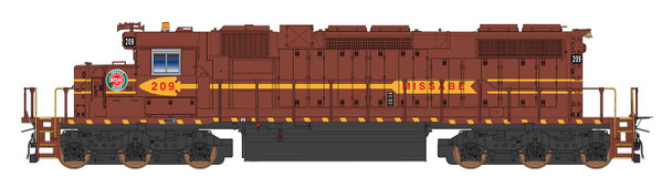 PRE-ORDER: InterMountain 493304(S)-02 - EMD SD38-2 (DCC and Sound) Duluth Missabe & Iron Range (DM&IR) 210 - HO Scale