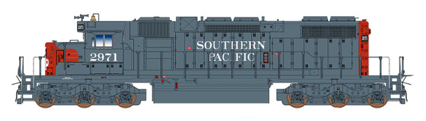 PRE-ORDER: InterMountain 493308-01 - EMD SD38-2 (DCC without Sound) Southern Pacific (SP) 2971 - HO Scale