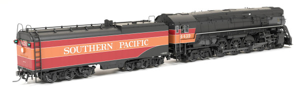 PRE-ORDER: Broadway Limited 9831 - Lima GS-4 4-8-4 (DC Silent) Southern Pacific (SP) 4439 Deskirted Partial Daylight Paint w/ Trim on Pilot - HO Scale
