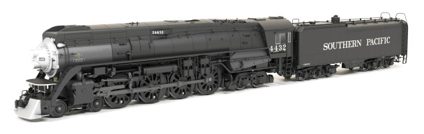 PRE-ORDER: Broadway Limited 9834 - Lima GS-4 4-8-4 (Paragon4 Sound/DC/DCC/Smoke) Southern Pacific (SP) 4432 Deskirted Painted Black No Trim on Pilot - HO Scale