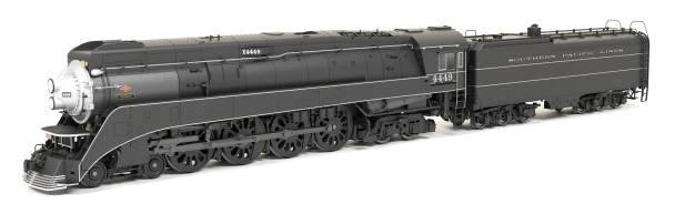 PRE-ORDER: Broadway Limited 9843 - Lima GS-4 4-8-4 (DC Silent) Southern Pacific (SP) 4449 2001 Excursion Black w/ Pinstripes - HO Scale