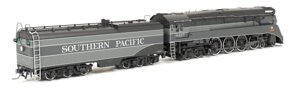PRE-ORDER: Broadway Limited 9844 - Lima GS-4 4-8-4 (Paragon4 Sound/DC/DCC/Smoke) Southern Pacific (SP) 4437 "Lark" Two-Tone Gray Fantasy Paint - HO Scale