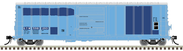 Atlas Master 20007546 - CNCF 5000 Box Car Grand Trunk Western (GTW) 598293 - HO Scale
