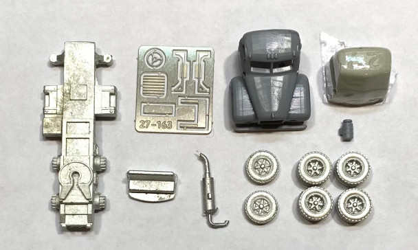 Showcase Miniatures 163 - 1953-66 Tandem Axle Mack Model B Tractor  - N Scale Kit