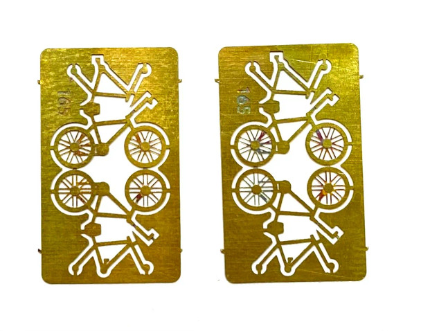 Showcase Miniatures 165 - Bicycles (2)  - N Scale Kit