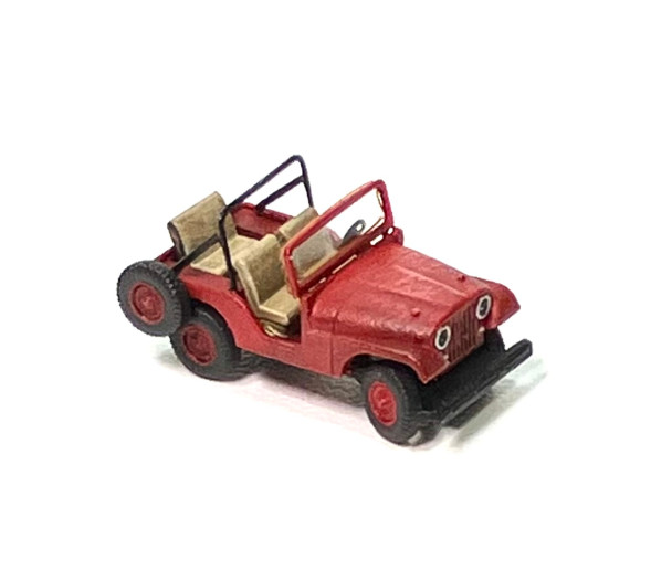 Showcase Miniatures 167 - CJ5 Jeep  - N Scale Kit