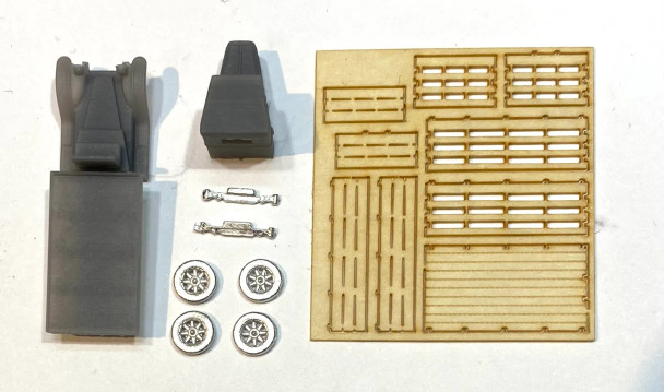 Showcase Miniatures 173 - 1929 Sixspeed Stakebed  - N Scale Kit