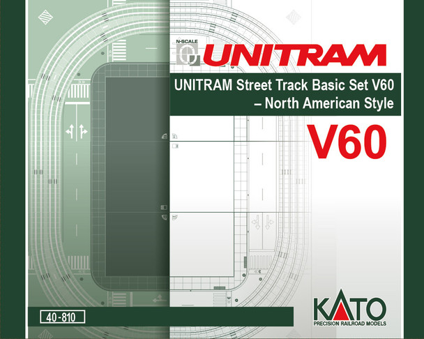 Kato 40-810 - V60 UNITRAM North American Style Oval Track Set  - N Scale